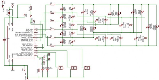 wrist watch LED pattern timepiece schematics wrist watch LED pattern timepiece schematics