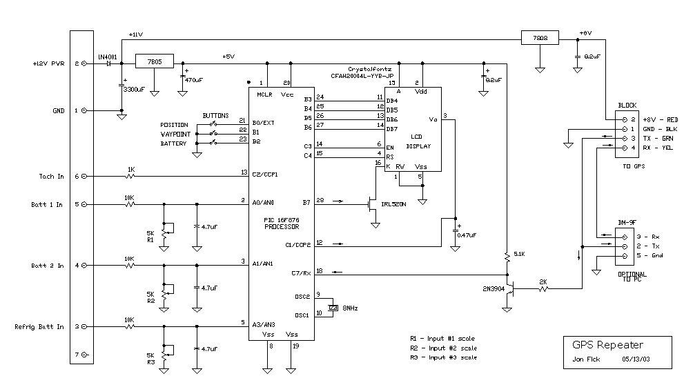 GPS REPEATER schematic