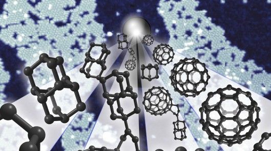 Buckyballs and diamondoids combined to create molecule-sized diode