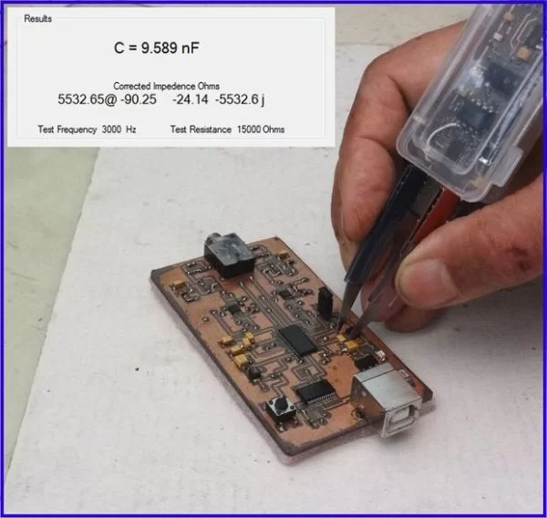 USB Tweezers for ZRLC measurements