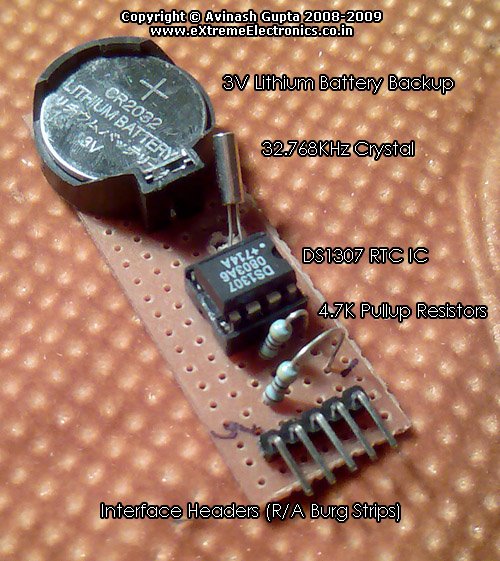 Interfacing DS1307 RTC Chip with AVR Microcontroller