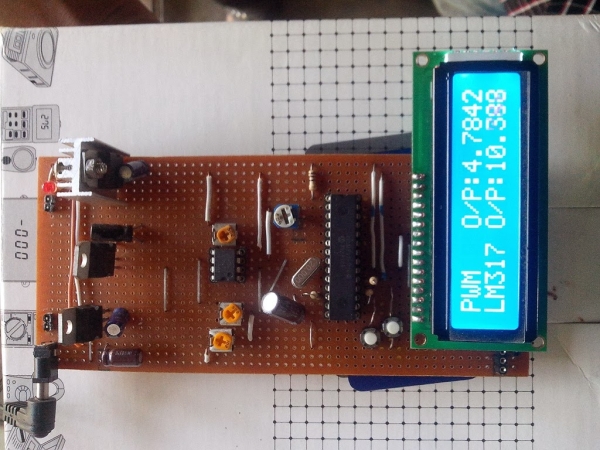 Digital DC Power supply using PWM with PIC microcontroller