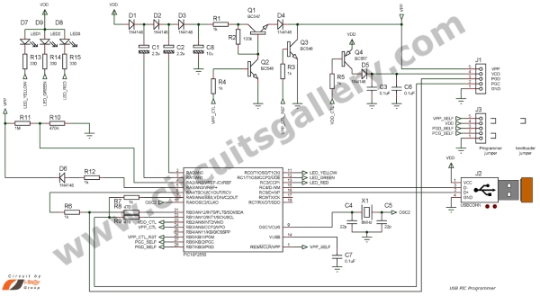 usb pic programmer circuit diagram pdf