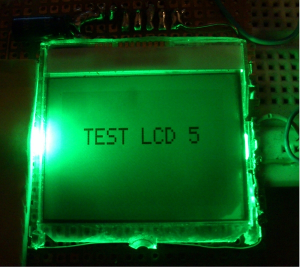 Nokia 3315 3310 LCD interfacing with Microcontroller