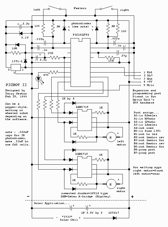 PIC-Bot II Schematic