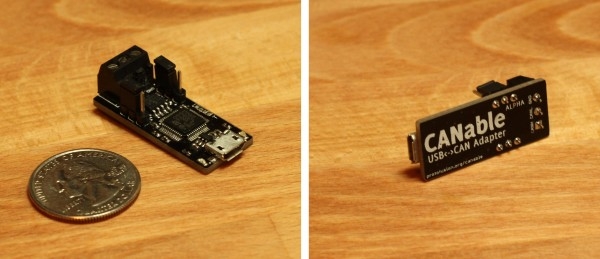 The CANable a small USB to CAN adapter