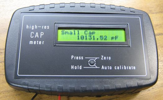 High res cap meter with PIC 16F628
