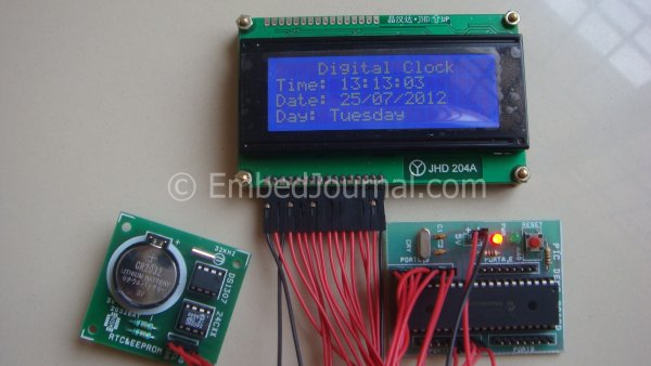Interfacing RTC with Microcontroller