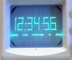 PIC Based Oscilloscope Clock