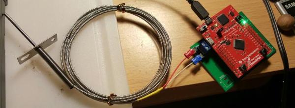 Monitoring Woodstove Temperature With A MAX31855 Quad Thermocouple BoosterPack