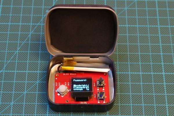 The PinTin Nano - Your Edison-Based Password Keeper
