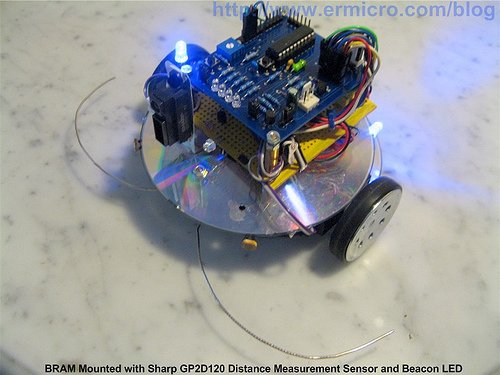 Behavior Based Artificial Intelligent Mobile Robot with Sharp GP2D120 Distance Measuring Sensor – BRAM Part 2