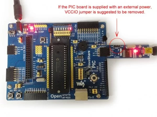 UART Example for PIC16F887 microcontroller using CCS PIC C compiler
