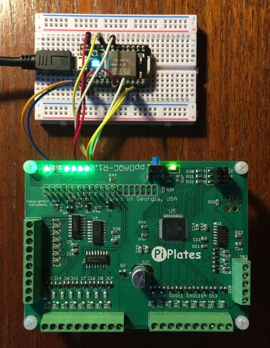 Control Pi-Plate With Spark Core