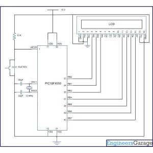Circuit-Diagram-of-How-to-interface-16×2-LCD-in-4-bit-mode-with-PIC-Microcontroller-PIC18F4550