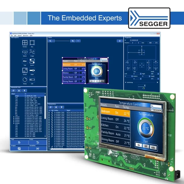 SEGGER APPWIZARD ENABLING ADVANCED GUI DESIGN IN NEXT GENERATION EMBEDDED APPLICATIONS
