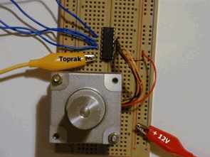 AT89S52 LCD DISPLAY STEPPER MOTOR CONTROL EXAMPLE