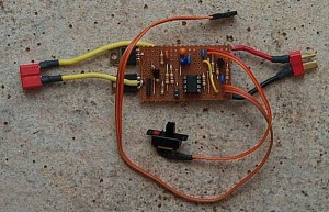 brushed esc and motor