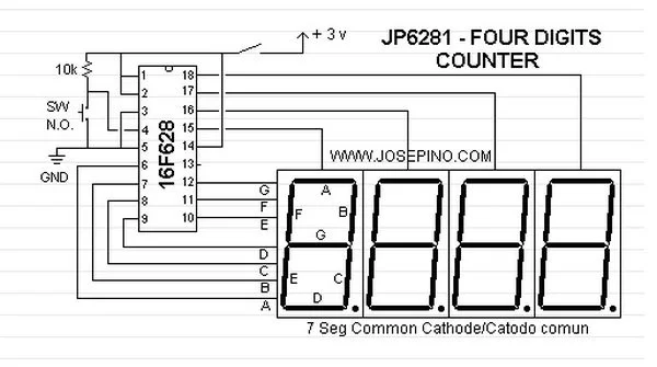 JP6281-FOUR DIGITS COUNTER