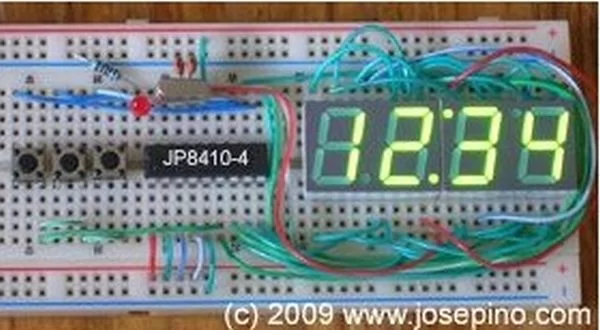 LED Clock with display control