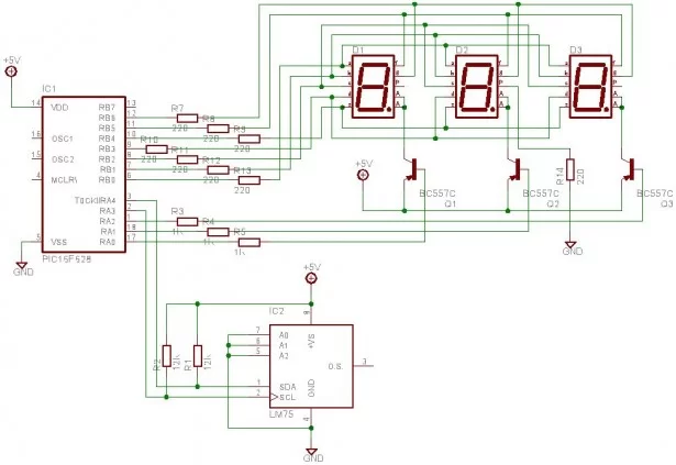 Schematic Temperature Sensor