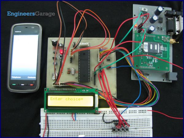GSM Module with PIC