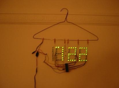 Naked clock