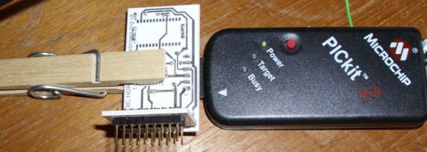 PICKit 2 ICSP programmer