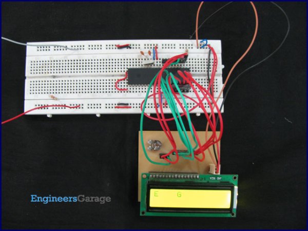 PIC16F84A LCD interfacing 4bit mode