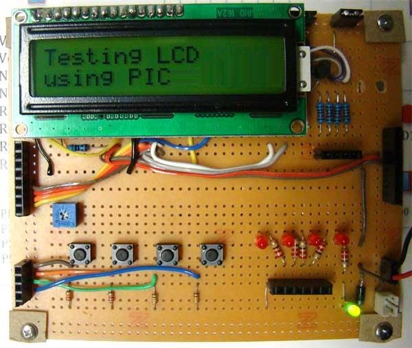 PIC16F84A LCD interfacing