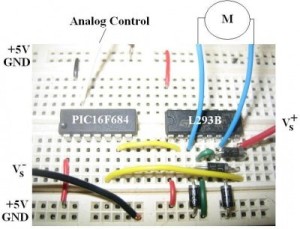 PIC16F84A PWM code and Proteus simulation