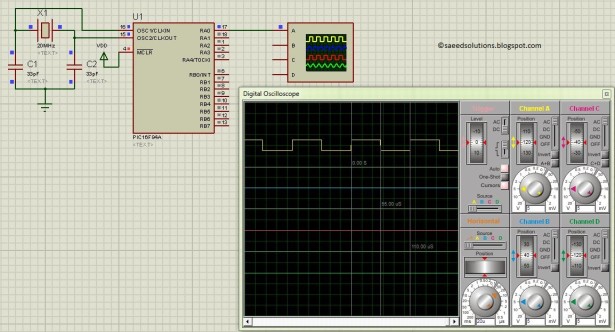 PIC16F84A PWM schematic