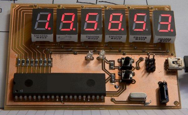 6 Digits LED 7 Segment Multiplexing