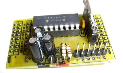 Compact PIC18F1320 Microcontroller Board