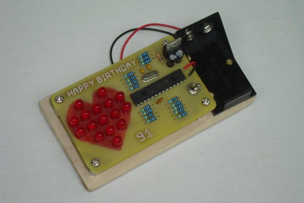 LED Heart PWM Fading