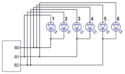 LEDactus circuit