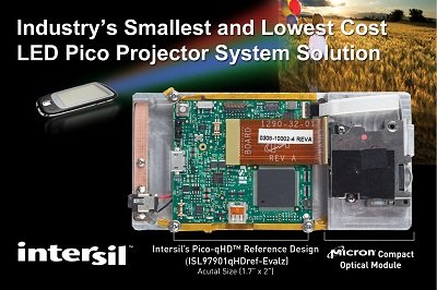 Intersil claims to have smallest pico projector