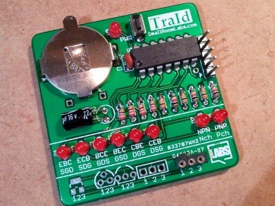 Transistor type pinout identifier