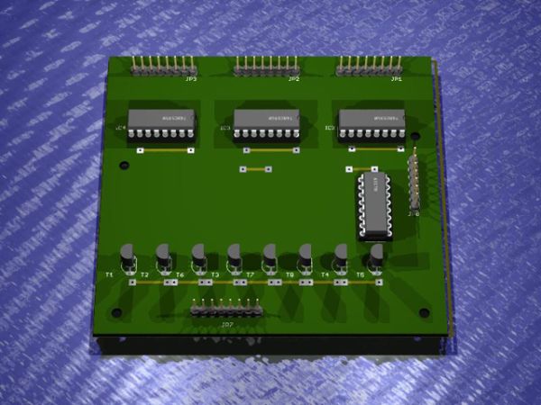24x6 LED Matrix Control Circuit