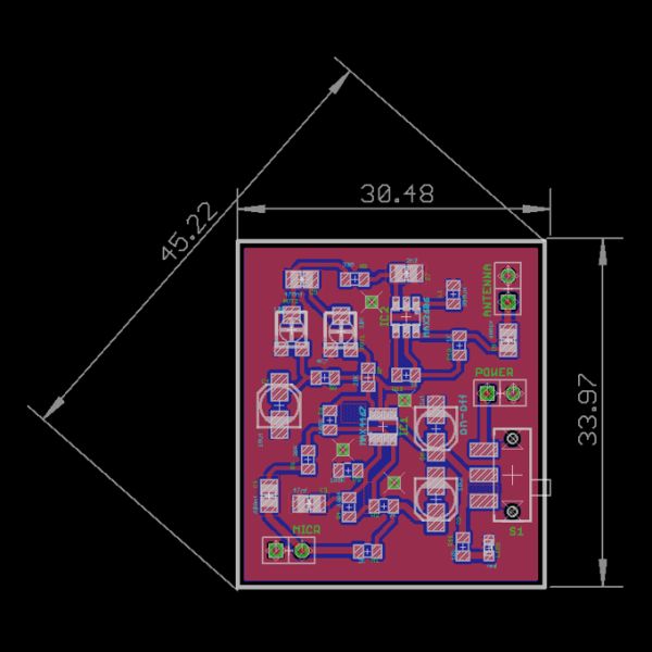 FM Transmitter using MAX4467 MAX2606