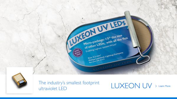 Philips Lumileds offers high flux density UV LEDs
