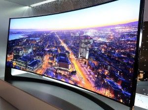 Curved displays at last