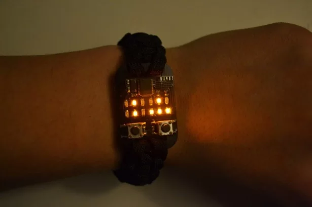 Binary wrist watch guarantees being identified as a nerd