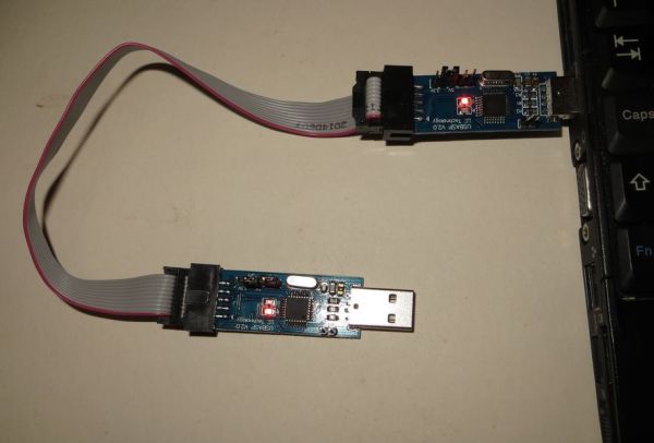 Using a USBASP v2.0 as a cheap ATmega8 Arduino platform