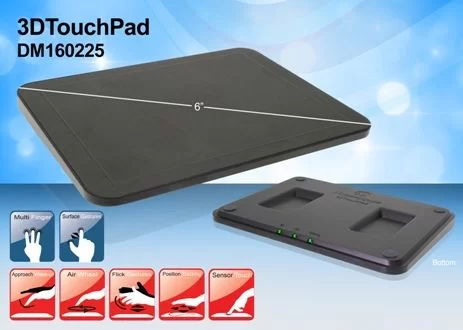 3D TouchPad from Microchip