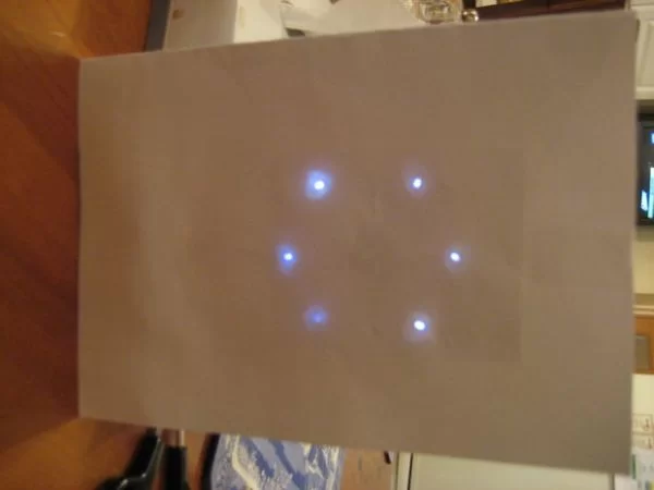 LED Christmas Cards using PIC 10F200