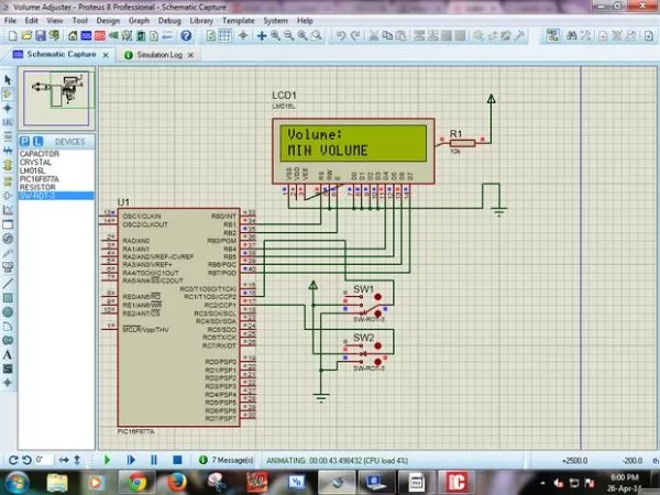 PIC MicroController Volume Adjuster Program