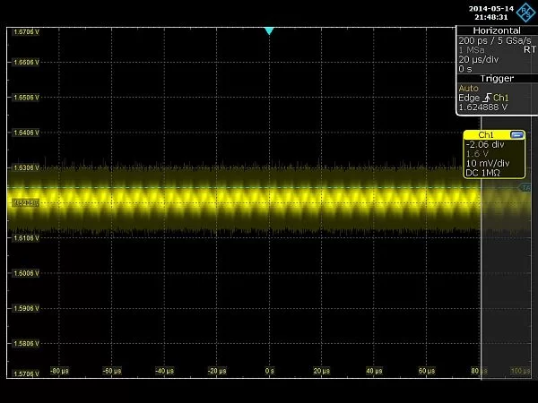 View noisy signals with a stable oscilloscope trigger
