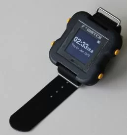 a fully open electronic watch