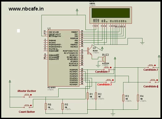 Electronic Voting Machine Using PIC Microcontroller